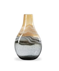Colored Glass Vase (Amber)