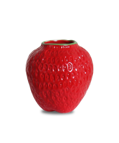 Strawberry Ceramic Flower Vase (Small)