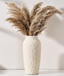 Ceramic Rustic Vase (White)