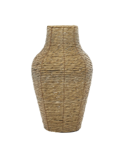 Faux Seagrass Vase