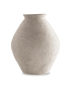 Modern Distressed Polyresin Vase